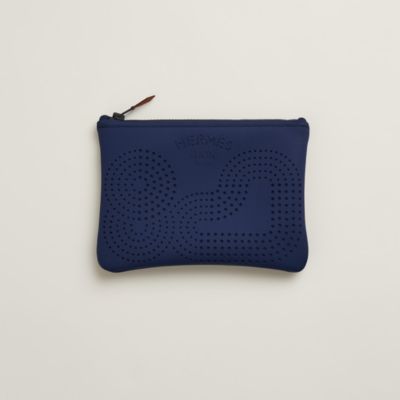 ポーチ 《ネオバン・タラサ》 MM - ブルー | Hermès - エルメス